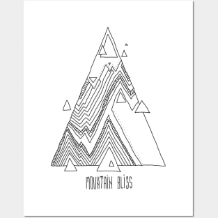 Mountain bliss Posters and Art